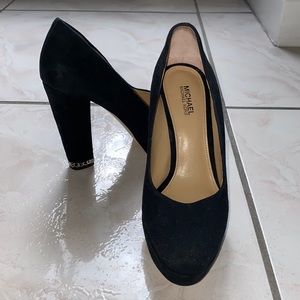 Black Suede Michael Kors Pump